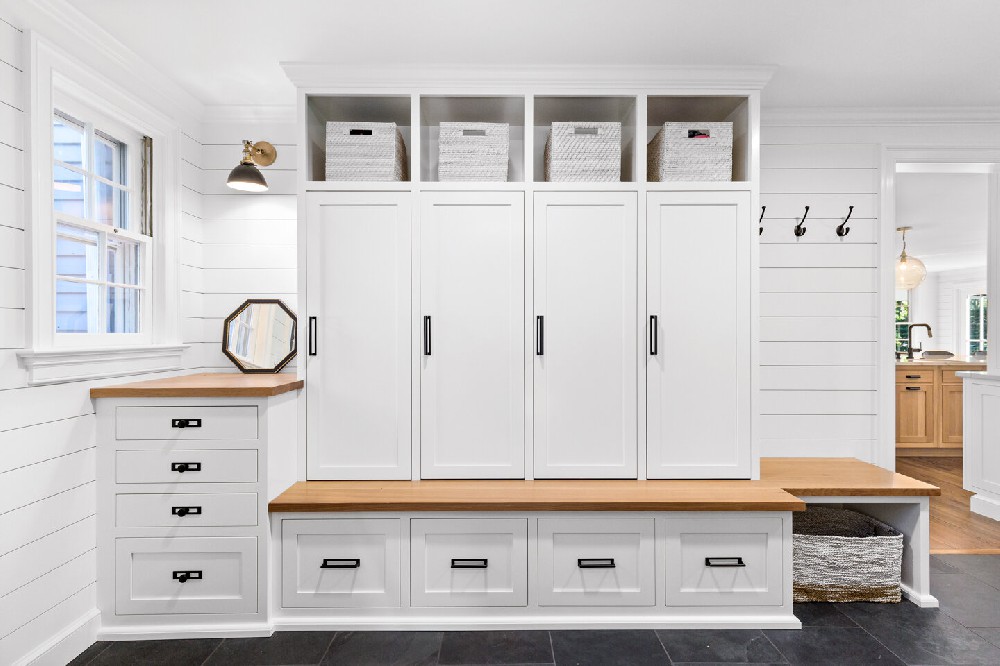 The whole house cabinetry with white shaker